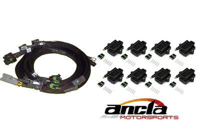 V8 GM/Chrysler Hemi Small/Big Block 8 x Individual High Output IGN-1A Inductive Coil and Harness Kit